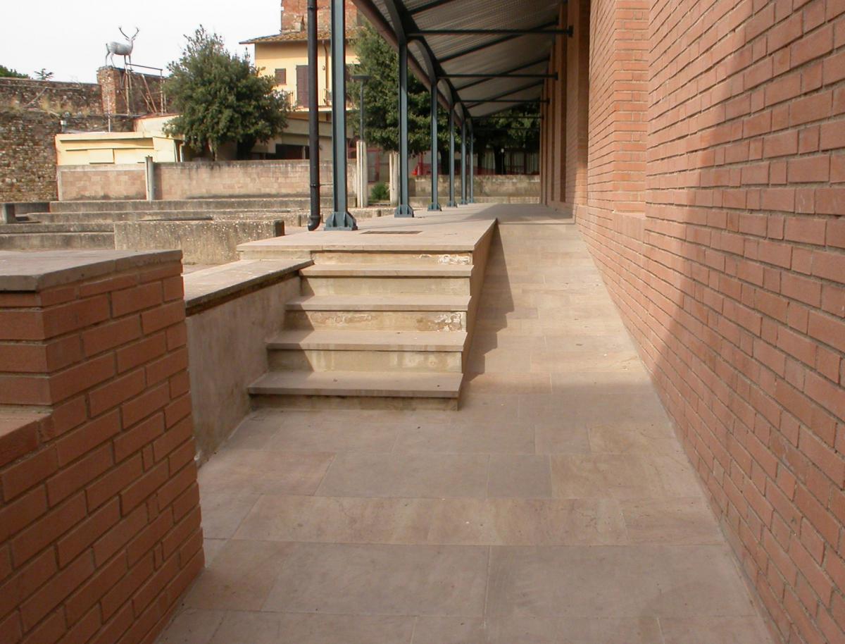 Pavimentazione di Pietra Santafiora - Museo Arte Sacra, Comune di San Casciano Val di Pesa