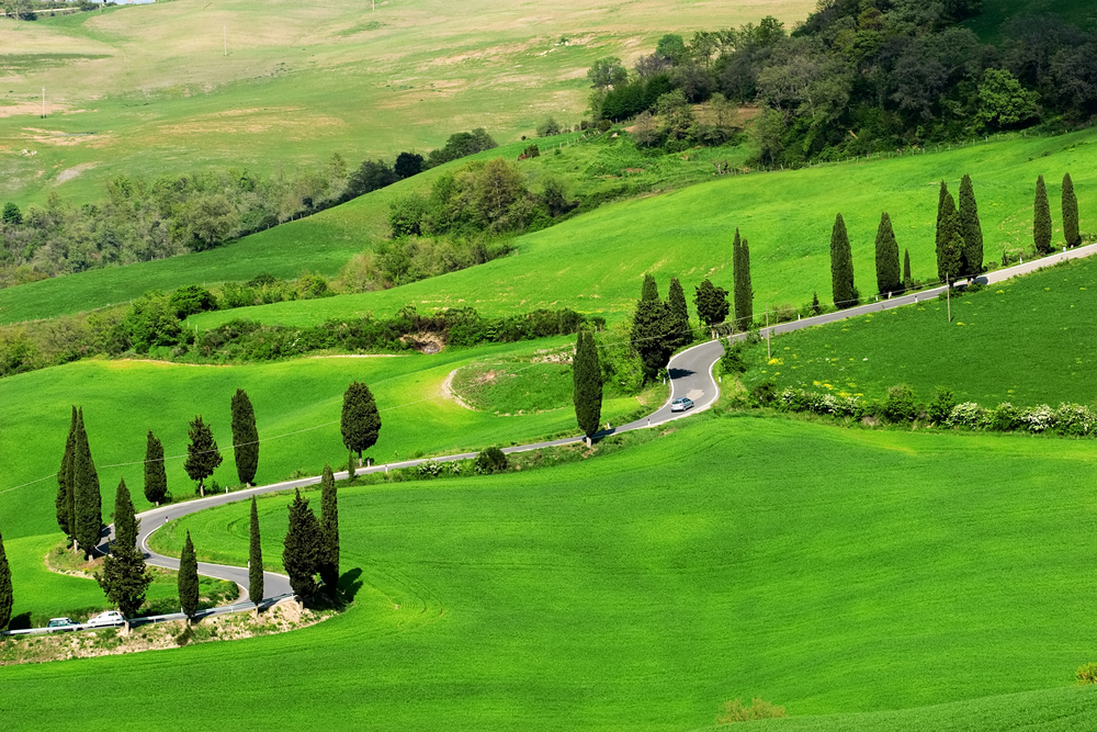 Tuscany’s Val d’Orcia is even more beautiful in springtime