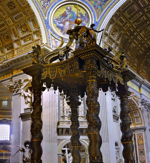 Bernini’s baldacchino is even bigger than it looks!