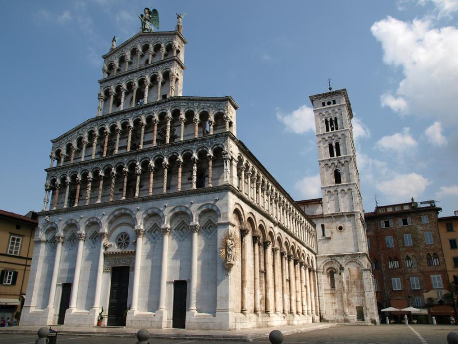 San Michele in Foro, one of Lucca’s many beautiful buildings
