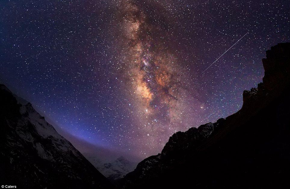 'Patience': The pictures take hours to expose, so Anton turned to meditating as a way of coping with the cold