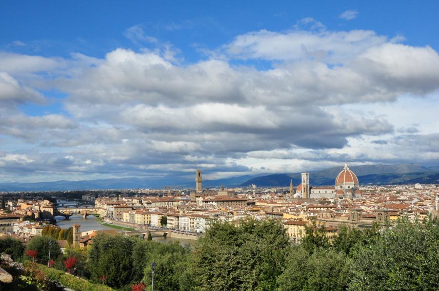 Can’t beat that view of Florence