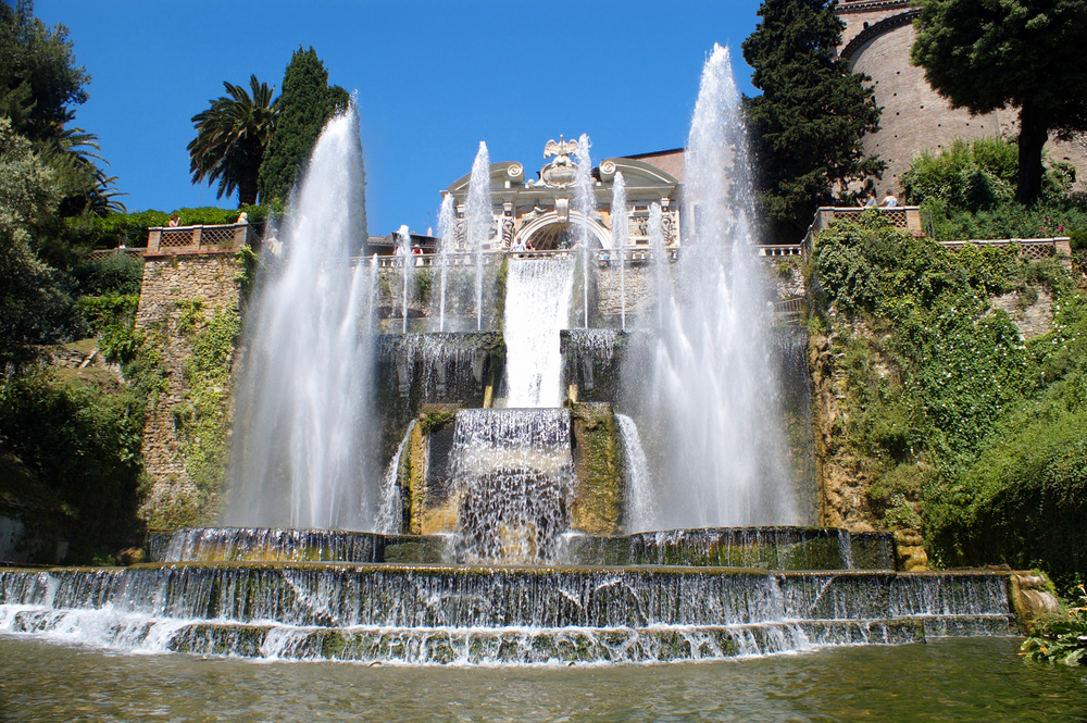 Gorgeous gardens at the Villa d’Este, Tivoli