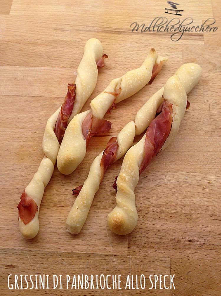 grissini di panbrioche allo speck