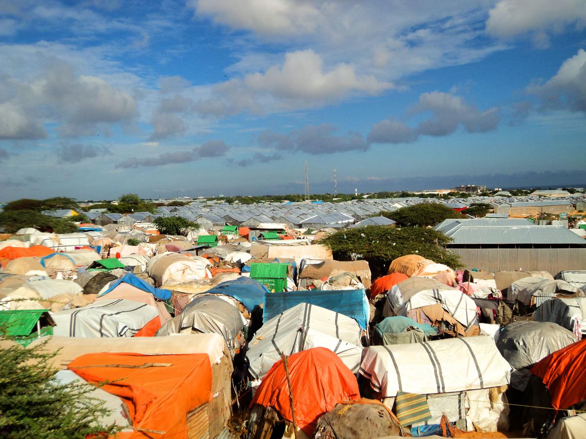 IDP settlements in Mogadishu, photo. PAH