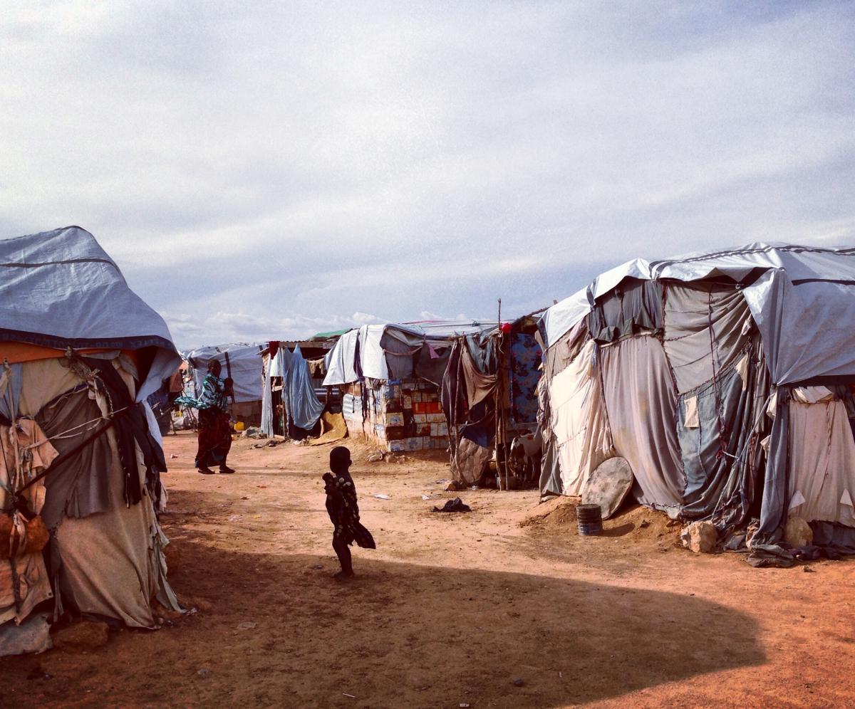 IDP camp in Jowle, photo. PAH
