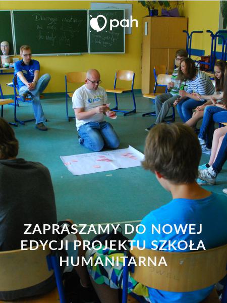 Zapraszamy do nowej edycji projektu SZKOŁA Humanitarna