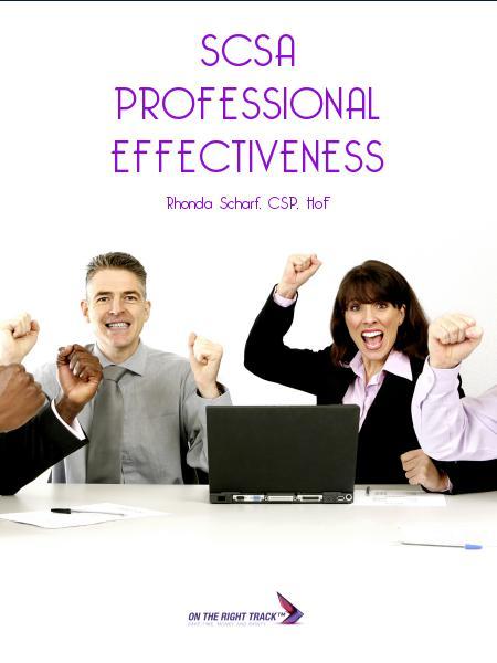 SCSA Professional Effectiveness