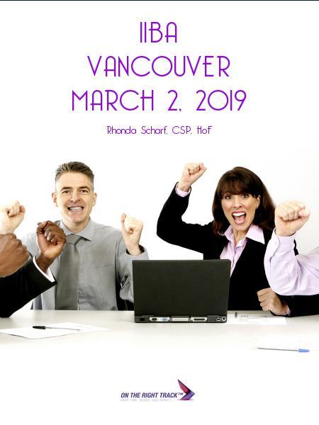 IIBA Vancouver March 2, 2019