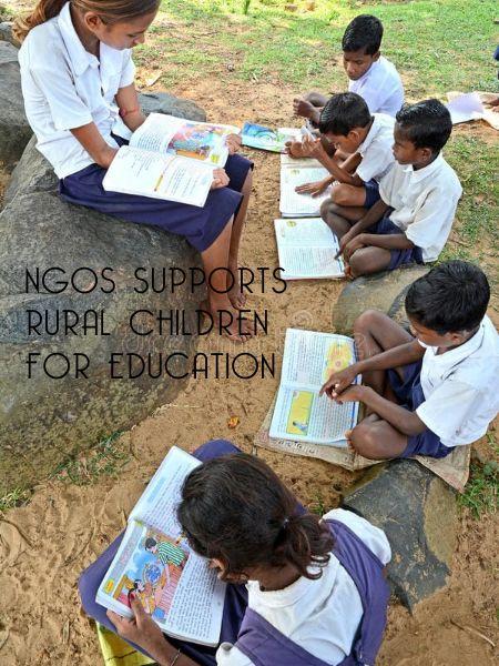 NGOs supports rural children for education