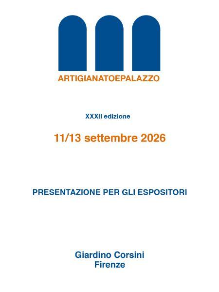 ARTIGIANATO E PALAZZO 2026