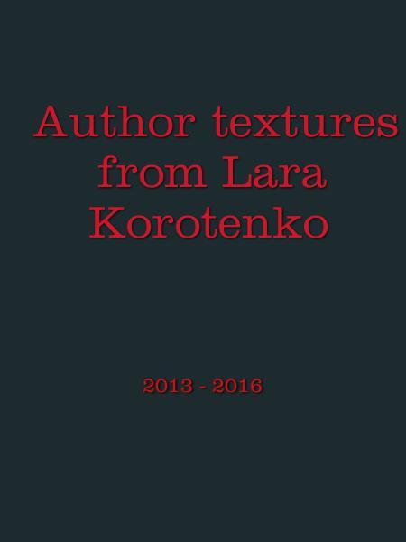 Author textures from Lara Korotenko
