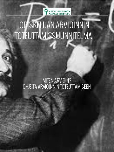 OPISKELIJAN ARVIOINNIN TOTEUTTAMISSUUNNITELMA