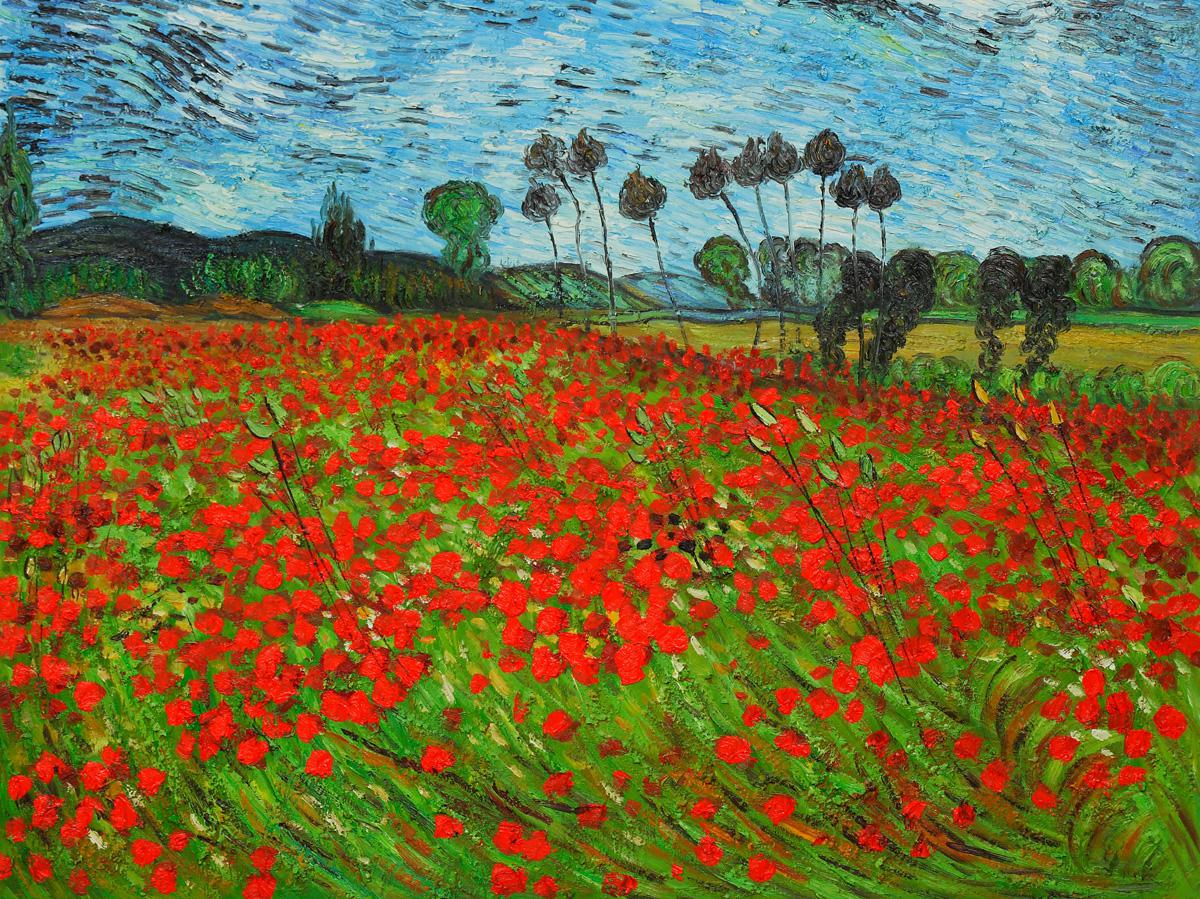 Field of Poppies by Vincent Van Gogh OSA405