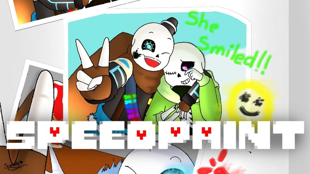 SpeedPaint!! Ink Photo Book!! (Undertale AU)