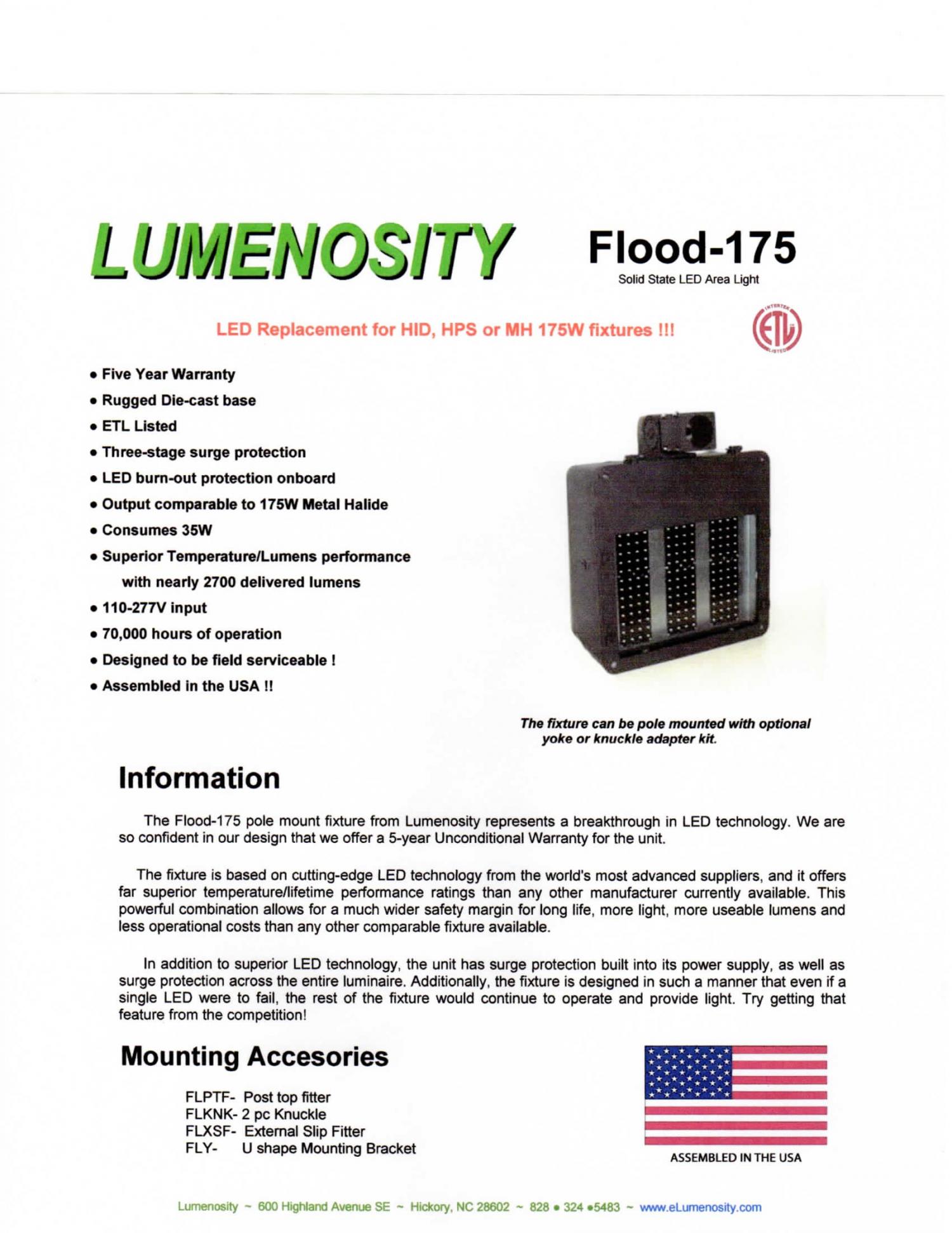 Flood 175 LED