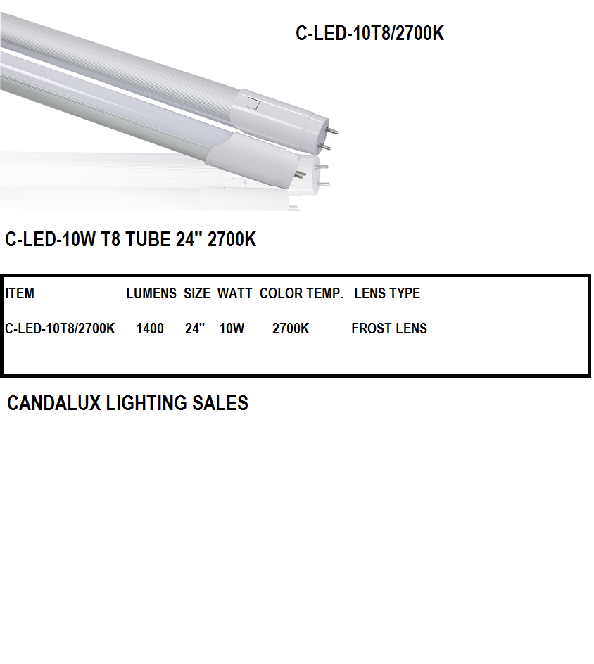 C-LED-10T8/2700K