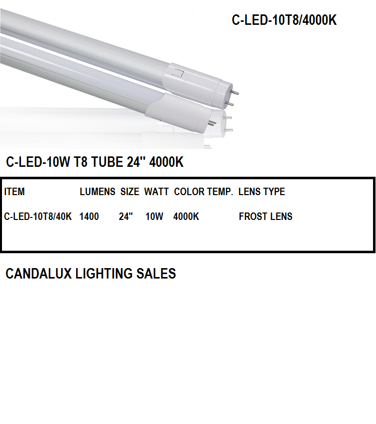 C-LED-10T8/40K