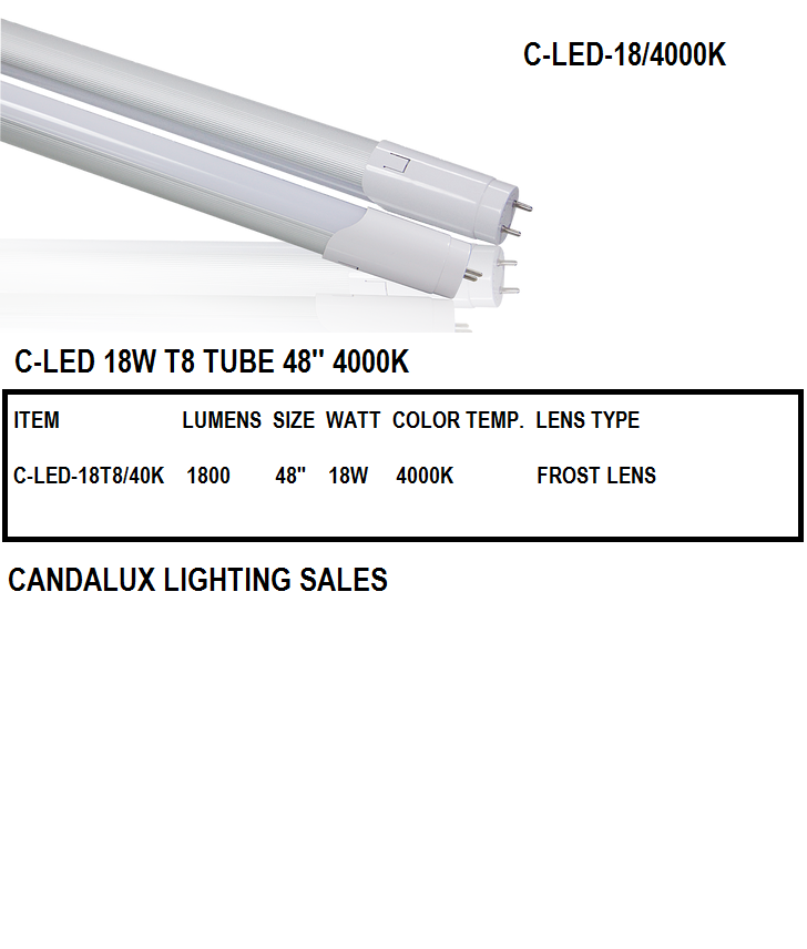 C-LED-18T8/40K