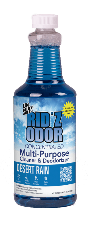 Core Products
UNBELIEVABLE!® 
RID’Z ODOR SUPER CONCENTRATE- Desert Rain
32Oz