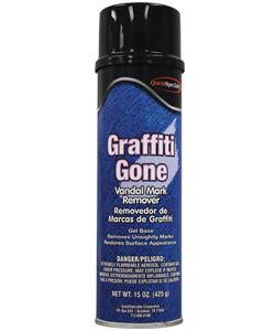 GRAFFITI GONE 
Vandalism Mark Remover
20 OZ  Aerosol Spray