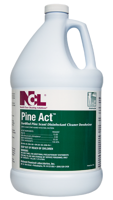 National Chemical Laboratories, Inc.
PINE-ACT
Fortified Pine Scent Disinfectant Cleaner Deodorizer