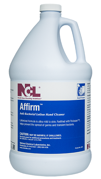 National Chemical Laboratories, Inc. 
AFFIRM™
Anti-Bacterial Lotion Hand Cleaner