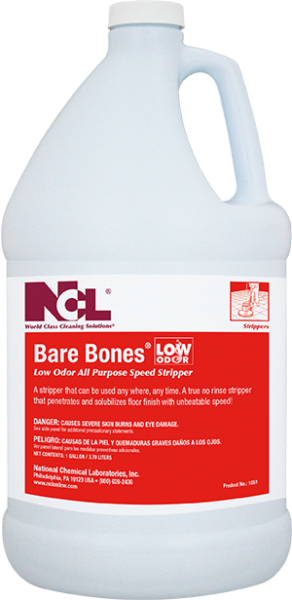 National Chemical Laboratories, Inc.
BARE BONES® LOW ODOR
Low Odor All-Purpose Speed Stripper