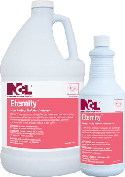 National Chemical Laboratories, Inc.
ETERNITY™
Long Lasting Malodor Destroyer