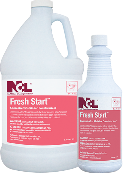 National Chemical Laboratories, Inc.
FRESH START™
Concentrated Malodor Counteractant