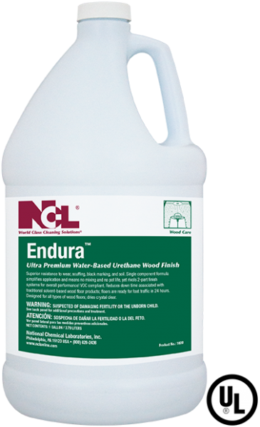 National Chemical Laboratories, Inc.
ENDURA™
Ultra Premium Water-Based Urethane Wood Finish