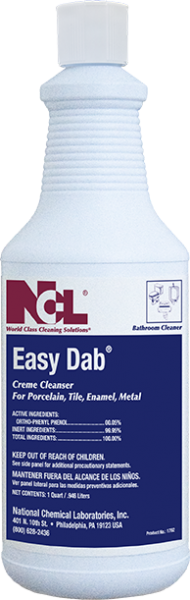 National Chemical Laboratories, Inc.
EASY DAB®
Crème Cleanser