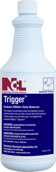 National Chemical Laboratories, Inc. 
TRIGGER™
Instant Mildew Stain Remover