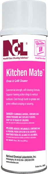 National Chemical Laboratories, Inc.
KITCHEN MATE
Professional Oven & Grille Cleaner