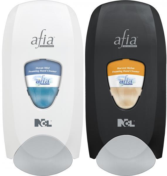 National Chemical Laboratories, Inc.
Afia™ Dispensers Soap and Sanitizer 
White or Black