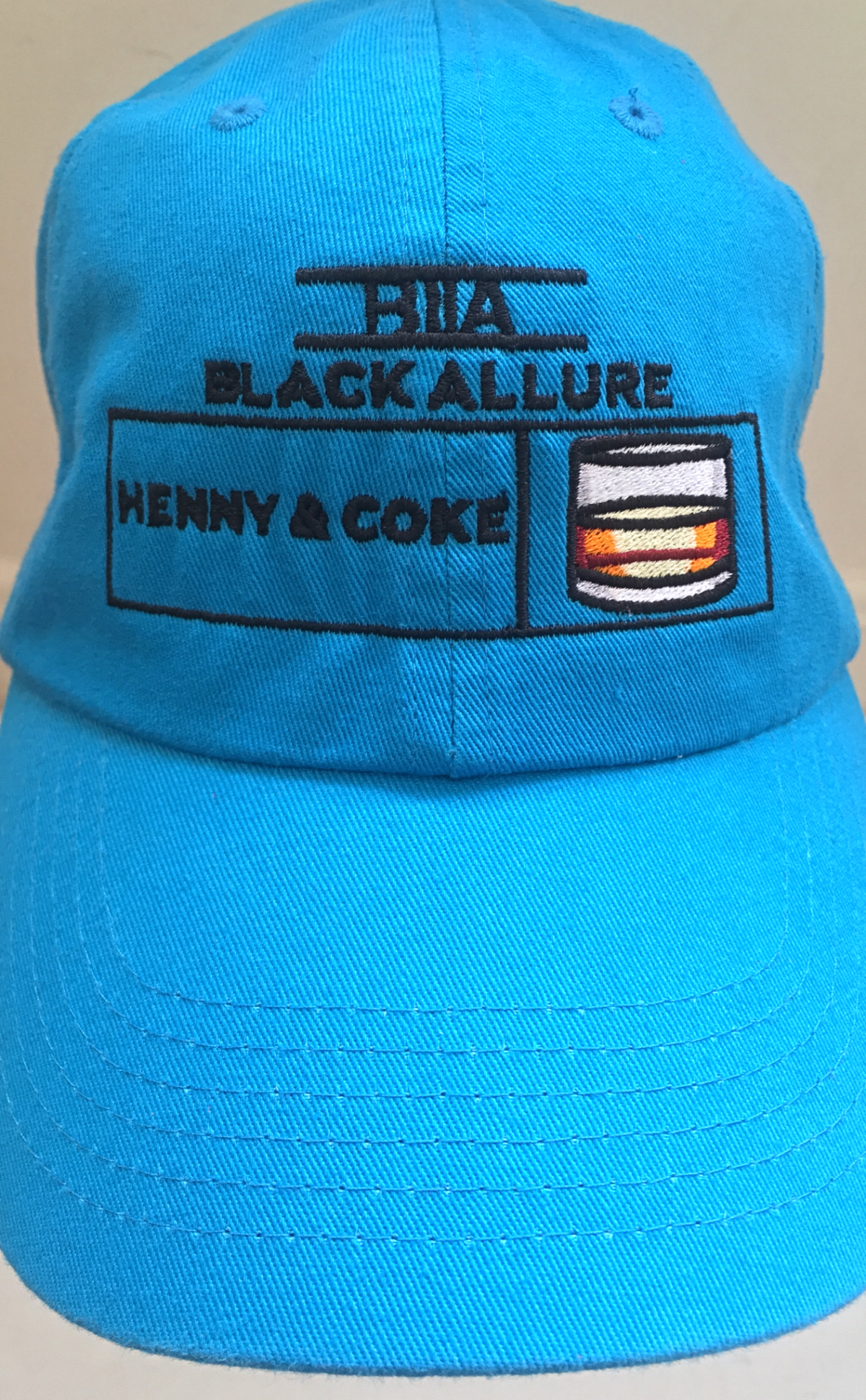 Henny & Coke Allure Hat Neon Blue
