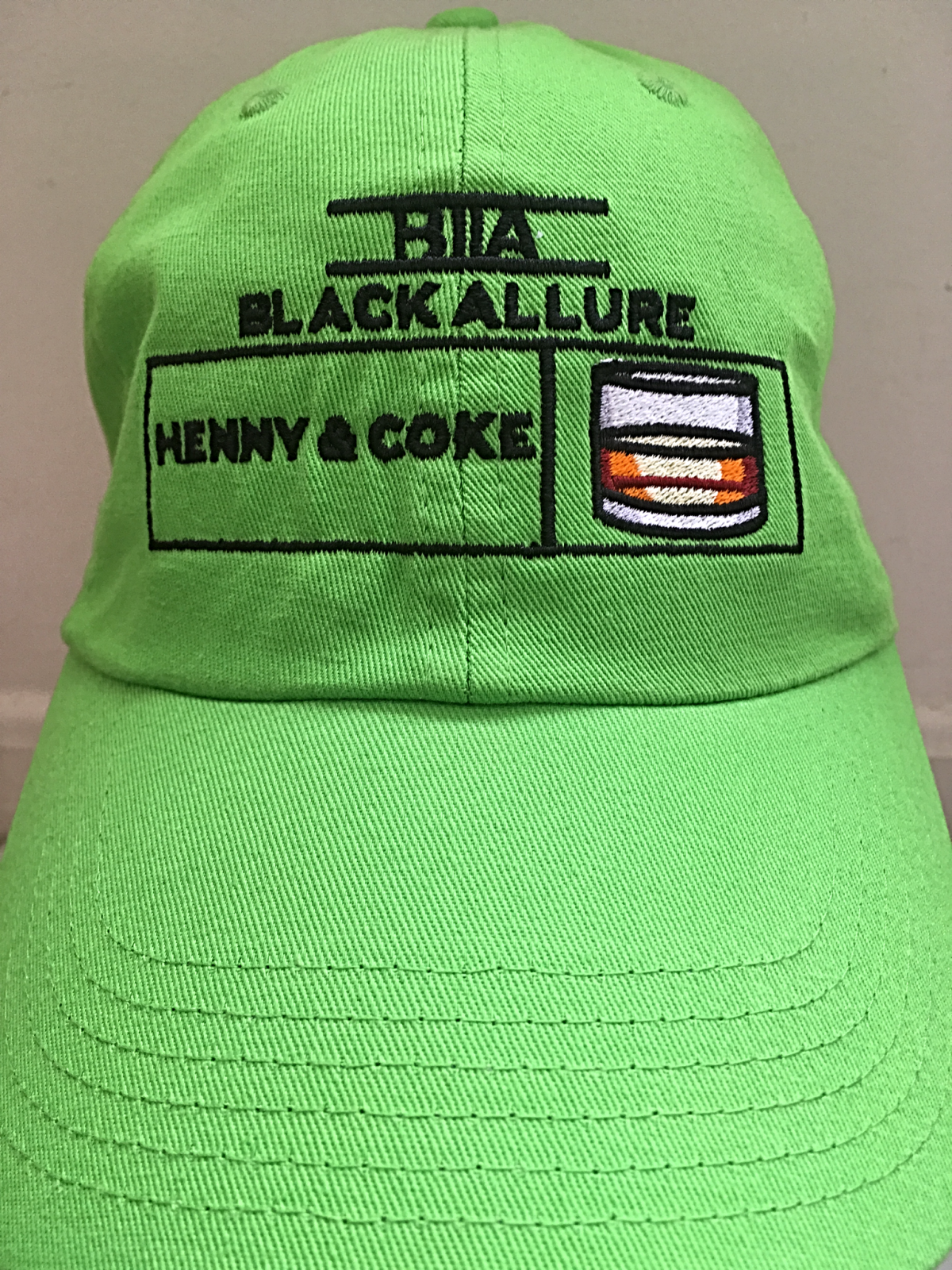 Henny & Coke Allure Neon Green
