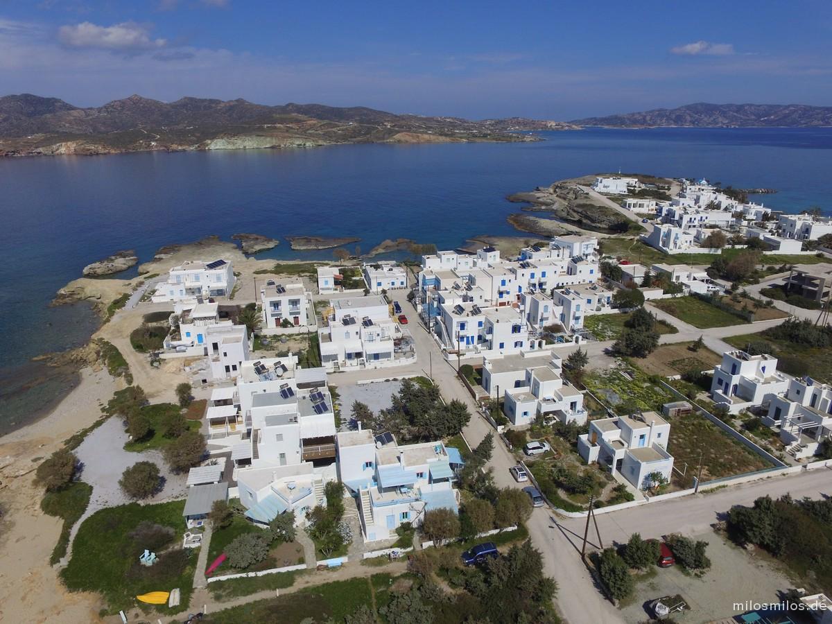A light lunch can be served on board followed by a short cruise to the serene port of Pollonia at the north eastern tip of the island.