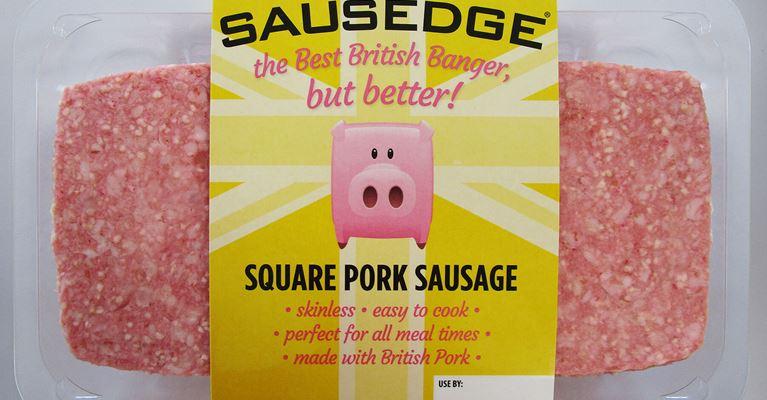 SAUSEDGE the new square pork sausage gets UK wide Aldi listing