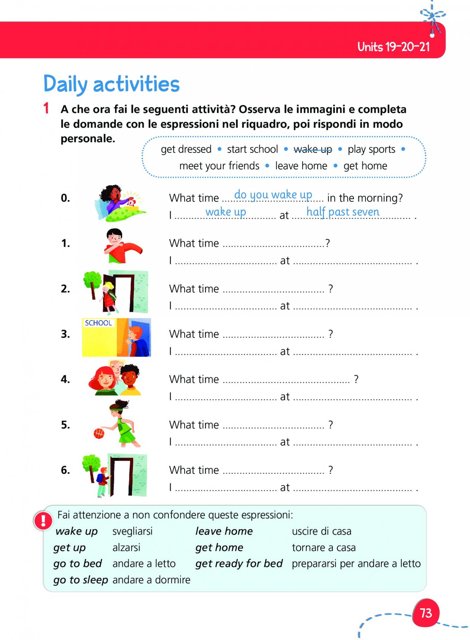 English Class A1+ Test Unit 4 English Grammar for A1 - Test mappe e regole