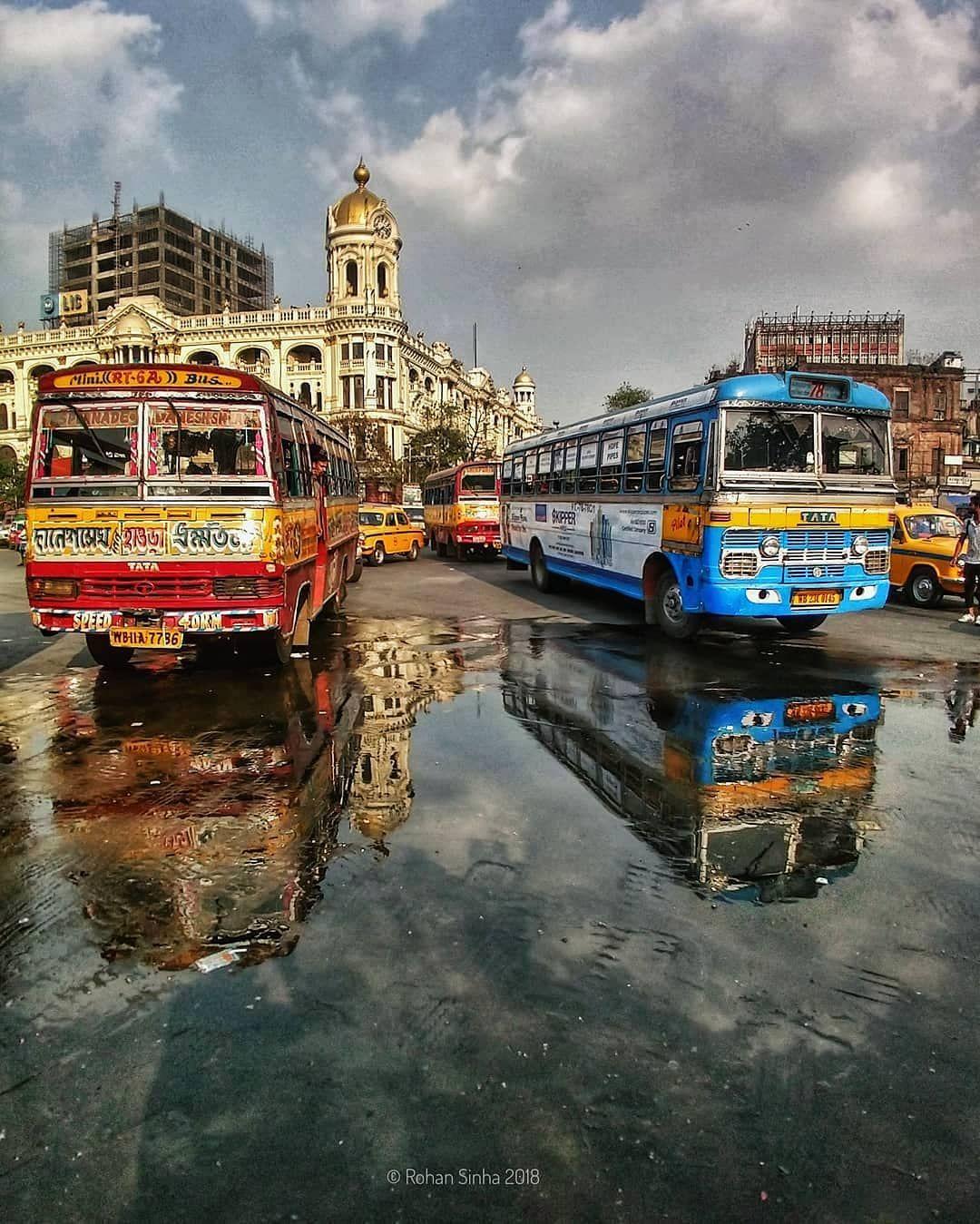 The local "tin" buses