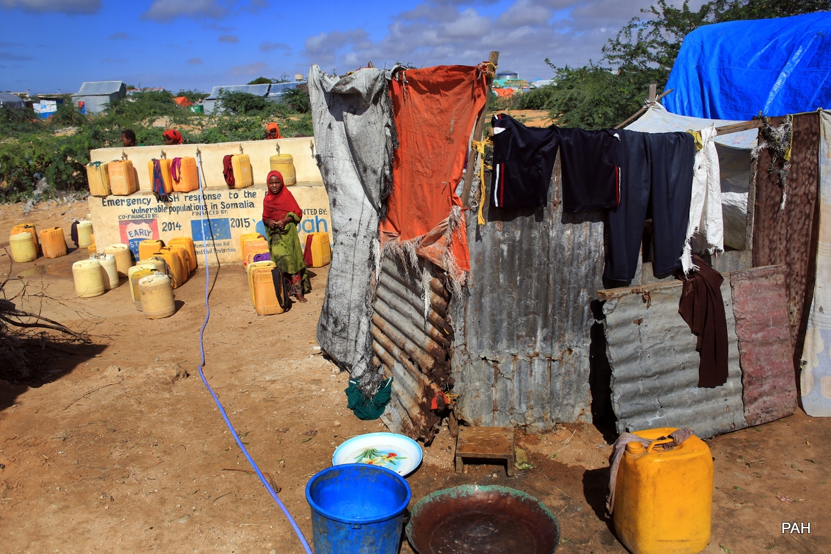 Obóz dla uchodźców wewnętrznych, Somalia 2013. Fot. Jacek Marczewski/AG