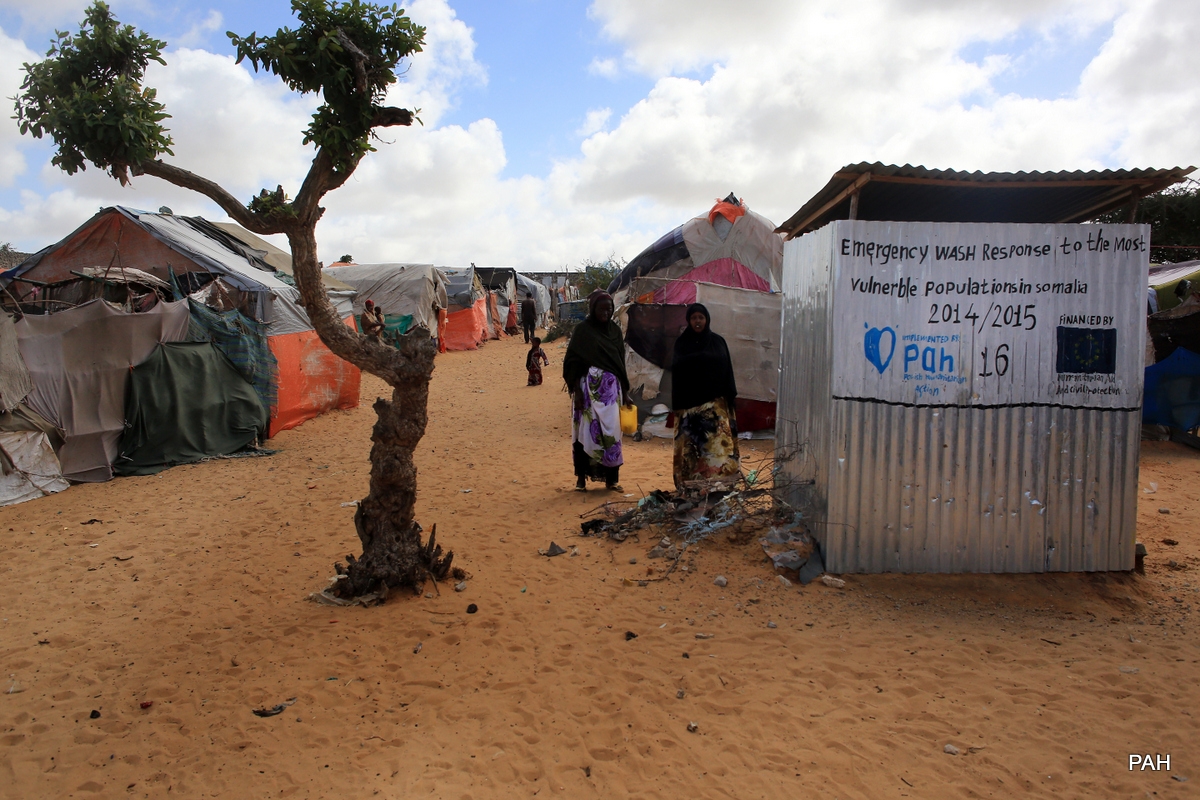 Obóz dla uchodźców wewnętrznych, Somalia, 2015. Fot. Jacek Marczewski/AG.