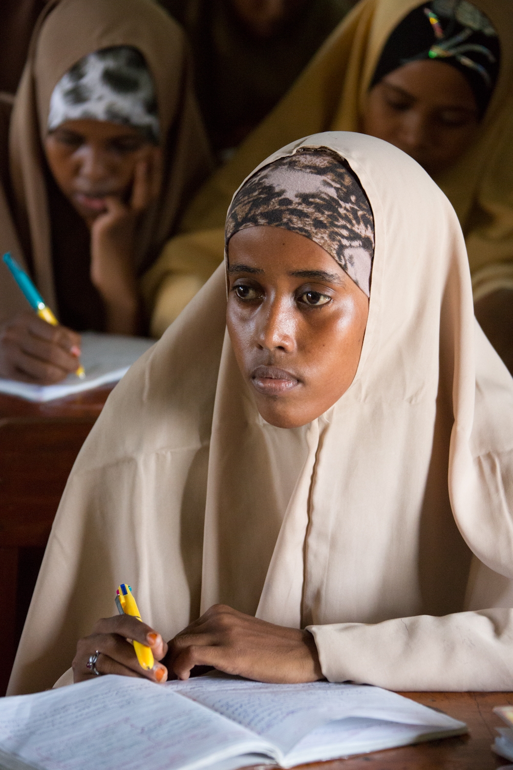 Somalijskie dziewczynki w szkole, Somalia 2012. Fot.Marcin Suder 