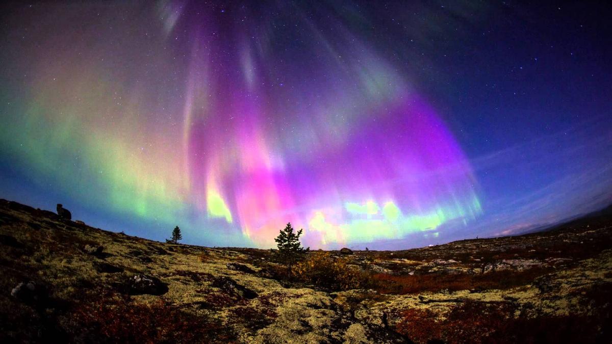 Aurora Borealis in Russia