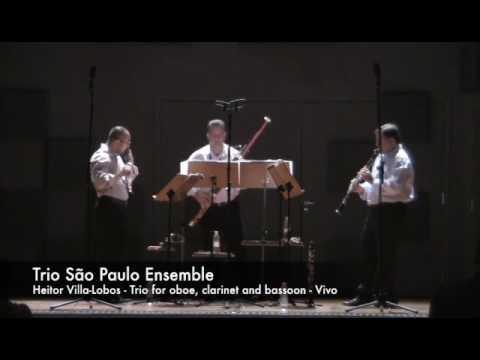 Trio for oboe, clarinet and basson - Vivo 
(H.Villa Lobos)