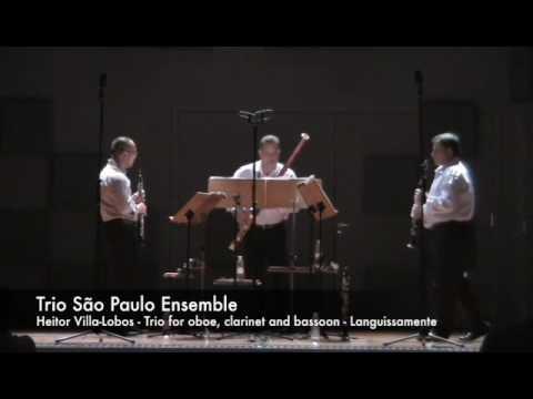 Trio for oboe, clarinet and basson - Languissamente
(H.Villa Lobos) 