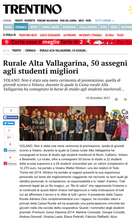Quotidiano "Trentino"