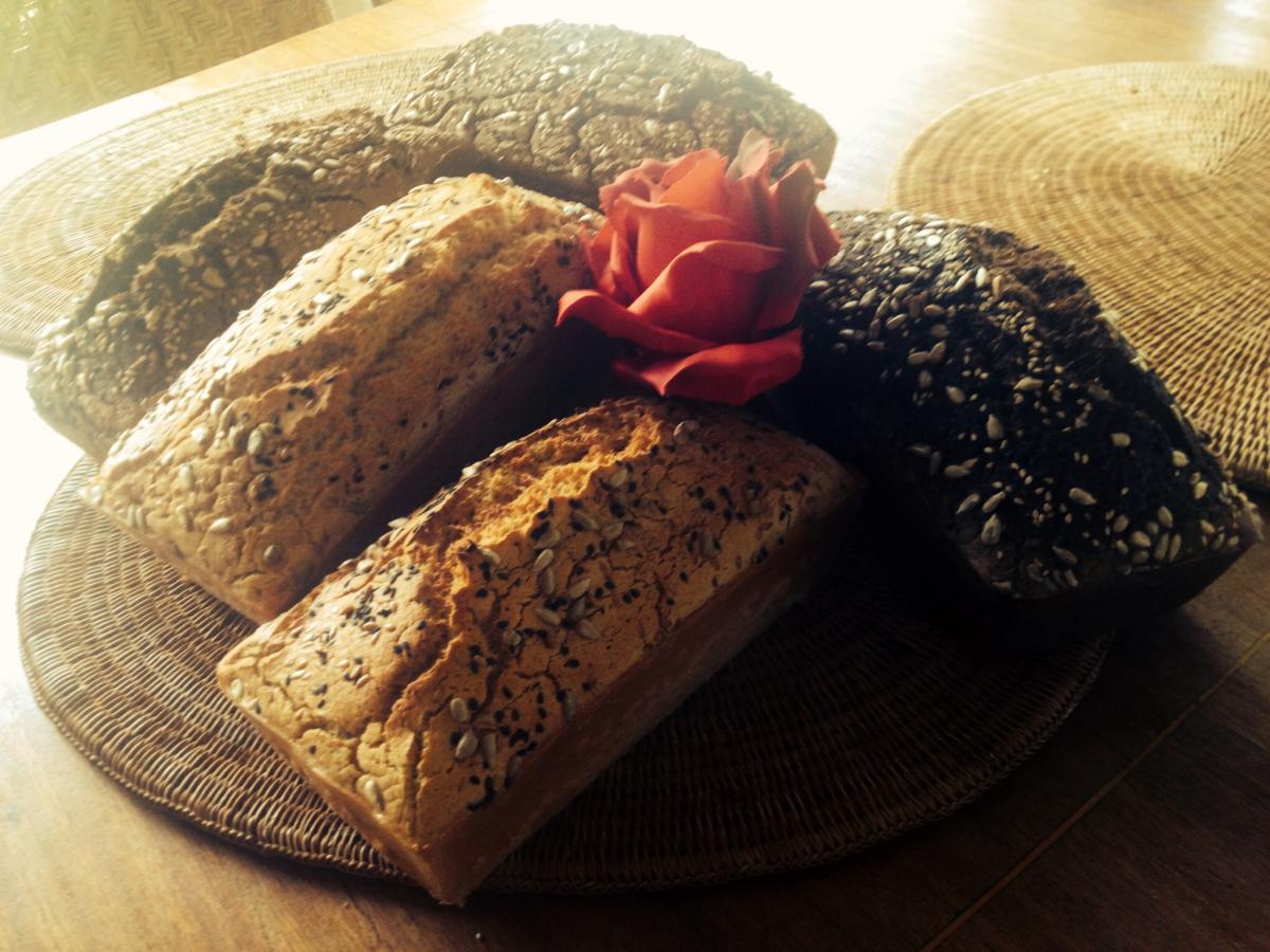 Gluten free, home made bread.