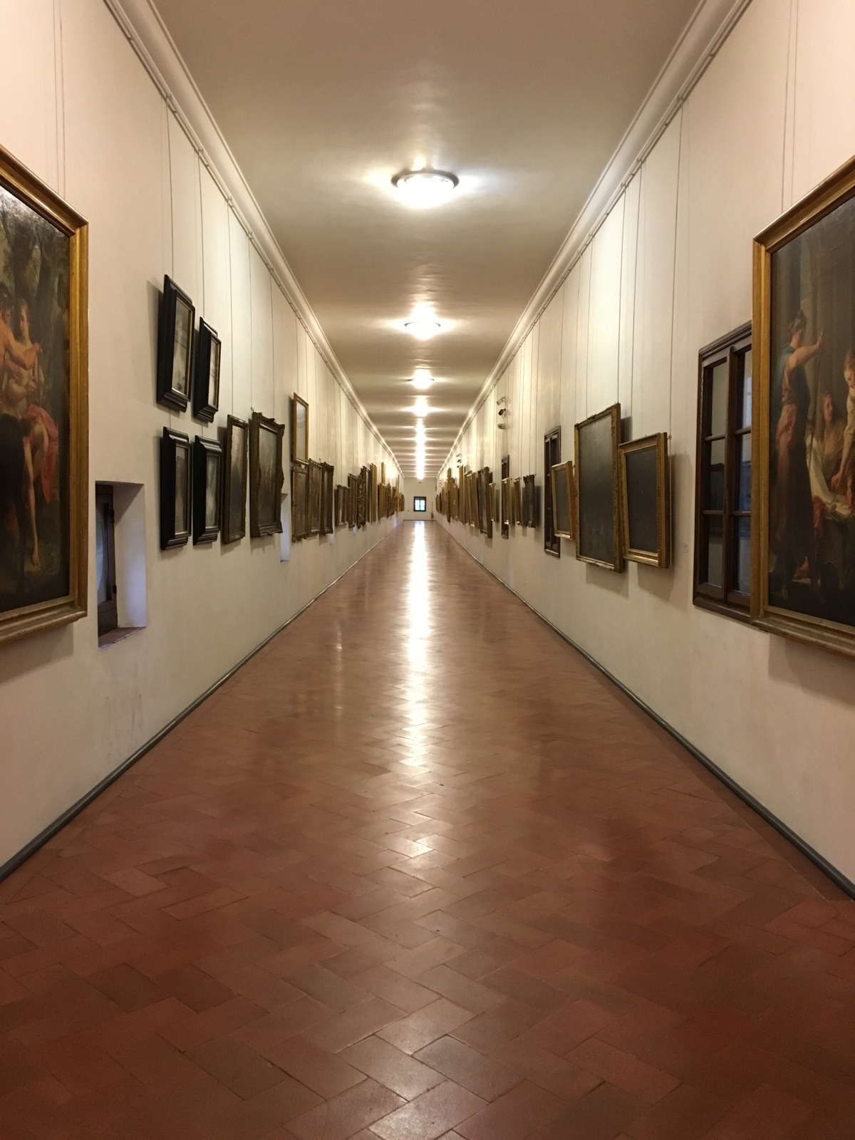 The famed but rarely seen Vasari Corridor